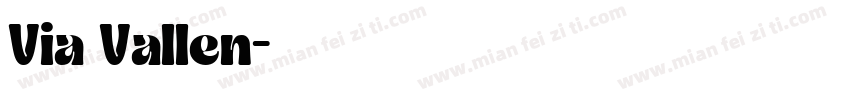 Via Vallen字体转换